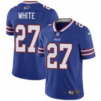 Nike Bills -27 Tre Davious White Royal Blue Team Color Stitched NFL Vapor Untouchable Limited Jersey