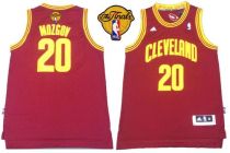 Revolution 30 Cleveland Cavaliers -20 Timofey Mozgov Red The Finals Patch Stitched NBA Jersey
