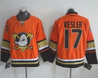 Anaheim Ducks -17 Ryan Kesler Orange Alternate Stitched NHL Jersey