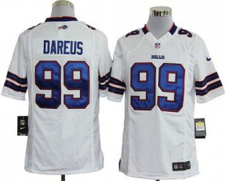 Nike Bills -99 Marcell Dareus White Stitched NFL Game Jersey