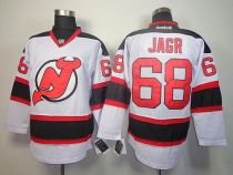 New Jersey Devils -68 Jaromir Jagr White Stitched NHL Jersey