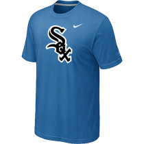 Chicago White Sox Nike Heathered light Blue Club Logo  T-Shirt