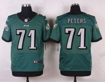 Nike Philadelphia Eagles #71 Jason Peters Midnight Green Team Color Men's Stitched NFL Elite Jersey