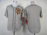 San Francisco Giants Blank Grey Cool Base 2012 Road 2 Stitched MLB Jersey