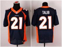 Nike Denver Broncos #21 Aqib Talib Navy Blue Alternate Men's Stitched NFL New Elite Jersey