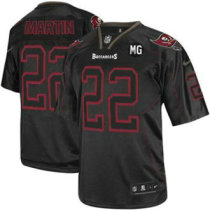 Nike Buccaneers -22 Doug Martin Lights Out Black With MG Patch Stitched NFL Elite Jersey