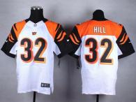 Nike Bengals -32 Jeremy Hill White Men's Stitched NFL Elite Jersey