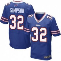 Nike Buffalo Bills -32 O J Simpson Royal Blue Team Color Stitched NFL New Elite Jersey