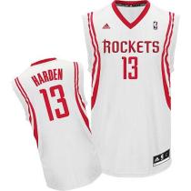 Revolution 30 Houston Rockets -13 James Harden White Home Stitched NBA Jersey