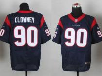 Nike Houston Texans -90 Jadeveon Clowney Navy Blue Team Color Mens Stitched NFL Elite Jersey