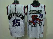 Toronto Raptors -15 Vince Carter White Swingman Stitched NBA Jersey