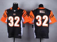 Nike Bengals -32 Jeremy Hill Black Team Color Men's Stitched NFL Elite Jersey