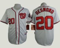 Washington Nationals #20 Ian Desmond White Cool Base Stitched MLB Jersey
