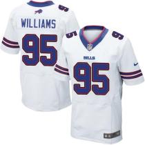 Nike Bills -95 Kyle Williams White Men's Stitched NFL New Elite Jersey Jersey