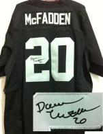 Nike Oakland Raiders #20 Darren McFadden Black Team Color Men's Stitched NFL Elite Autographed Jerse