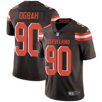 Nike Browns -90 Emmanuel Ogbah Brown Team Color Stitched NFL Vapor Untouchable Limited Jersey