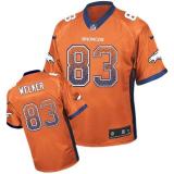 Nike Denver Broncos #83 Wes Welker Orange Team Color Men's Stitched NFL Elite Drift Fashion Jersey