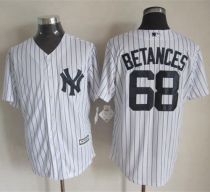New York Yankees -68 Dellin Betances White Strip New Cool Base Stitched MLB Jersey