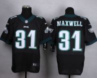 Nike Philadelphia Eagles #31 Byron Maxwell Black Alternate Men's Stitched NFL New Elite Jersey