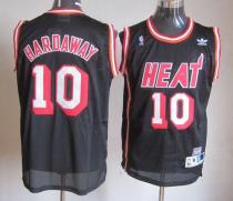 Miami Heat -10 Tim Hardaway Black Hardwood Classics Nights Stitched NBA Jersey