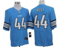Nike Lions -44 Jahvid Best Blue Team Color Stitched NFL Elite Jersey
