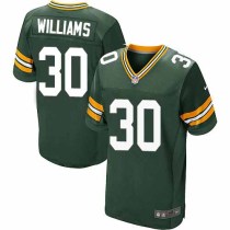 Nike Packers -30 Jamaal Williams Green Team Color Stitched NFL Elite Jersey