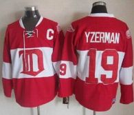 Detroit Red Wings -19 Steve Yzerman Red Winter Classic CCM Throwback Stitched NHL Jersey