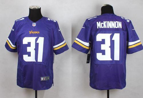 Nike Minnesota Vikings #31 Jerick McKinnon Purple Team Color Men's Stitched NFL Elite Jersey