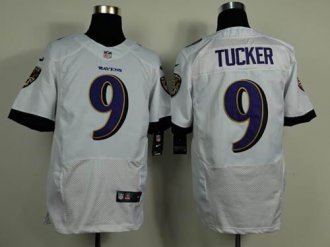 Nike Baltimore Ravens -9 Justin Tucker White NFL New Elite Jersey
