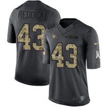 Nike Cardinals -43 Haason Reddick Black Stitched NFL Limited 2016 Salute to Service Jersey