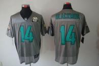 Nike Jacksonville Jaguars #14 Justin Blackmon Grey Shadow With 20TH Season Patch Men's Stitched NFL