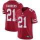 Nike 49ers -21 Deion Sanders Red Team Color Stitched NFL Vapor Untouchable Limited Jersey
