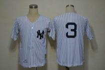 Mitchell And Ness 1932 New York Yankees -3 Babe Ruth White Throwback Stitched MLB Jersey