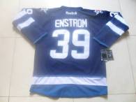 Winnipeg Jets -39 Tobias Enstrom Dark Blue Stitched NHL Jersey
