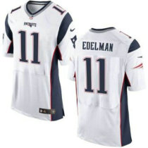 Nike New England Patriots -11 Julian Edelman White Stitched NFL New Elite Jersey