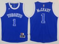 Toronto Raptors -1 Tracy Mcgrady Light Blue Throwback Stitched NBA Jersey