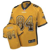 Nike New Orleans Saints #84 Kenny Stills Gold Men's Stitched NFL Elite Drift Fashion Jersey