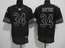 Nike Bears -34 Walter Payton Black Shadow Stitched NFL Elite Jersey