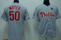 Philadelphia Phillies #50 Jamie Moyer Stitched Grey MLB Jersey