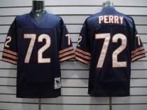 Mitchell and Ness Bears -72 William Perry Blue Stitched Throwback NFL Jersey