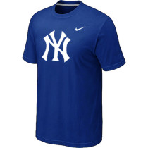 MLB New York Yankees Heathered Blue Nike Blended T-Shirt