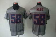 Nike Houston Texans -58 Brooks Reed Grey Shadow Mens Stitched NFL Elite Jersey