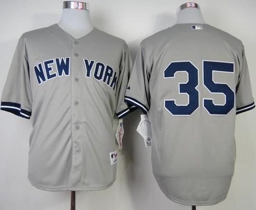 New York Yankees -35 Michael Pineda Grey Stitched MLB Jersey