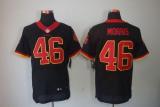 Nike Washington Redskins -46 Alfred Morris Black Men's Stitched NFL Elite Jersey