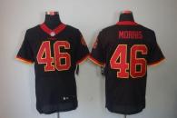Nike Washington Redskins -46 Alfred Morris Black Men's Stitched NFL Elite Jersey