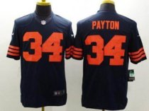 Nike Chicago Bears -34 Walter Payton Navy Blue 1940s Throwback Stitched NFL Limited Jersey