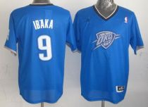 Oklahoma City Thunder -9 Serge Ibaka Blue 2013 Christmas Day Swingman Stitched NBA Jersey