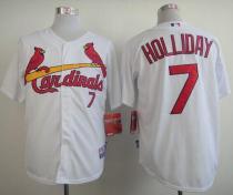 St Louis Cardinals #7 Matt Holliday Stitched White MLB Jersey