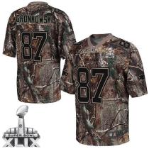 Nike New England Patriots -87 Rob Gronkowski Camo Super Bowl XLIX Mens Stitched NFL Realtree Elite J