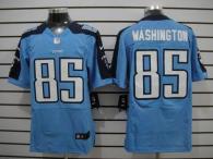 Nike Tennessee Titans #85 Nate Washington Light Blue Team Color Men's Stitched NFL Elite Jersey
